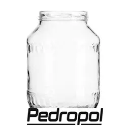 Słoik 1700ml karbowana