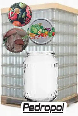 Paleta 720ml ryflowana z nakrętką